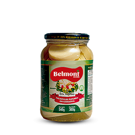 Palmito Pupunha Em Conserva Rodelas 300g